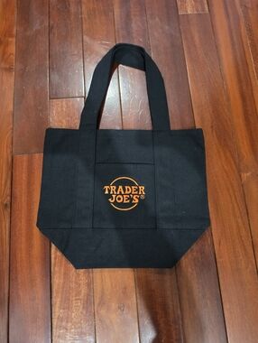Trader Joe's Mini Halloween Tote In Black